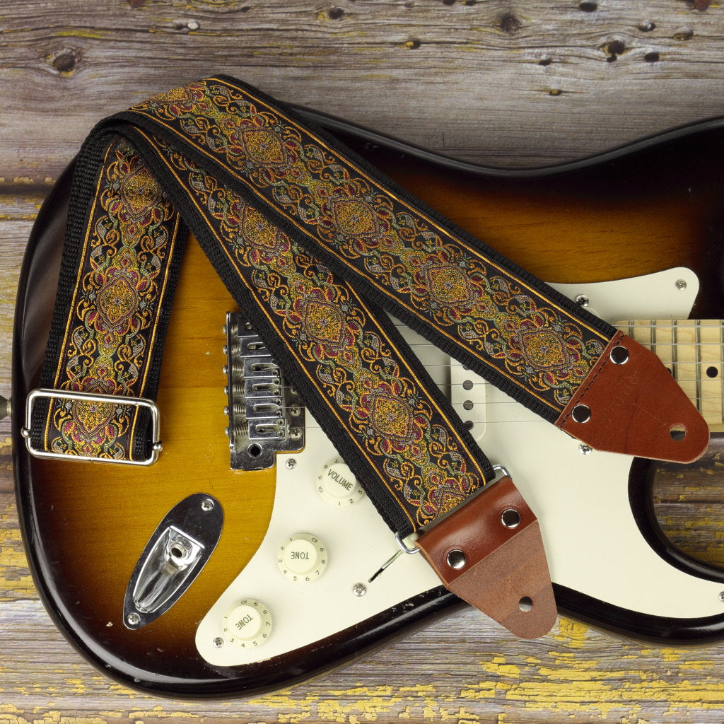 wide handmade guitar straps Pardo