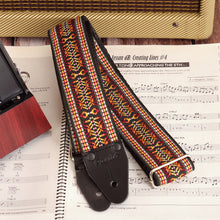 Guitar strap inspired in Bob Marley Straps with '60s style