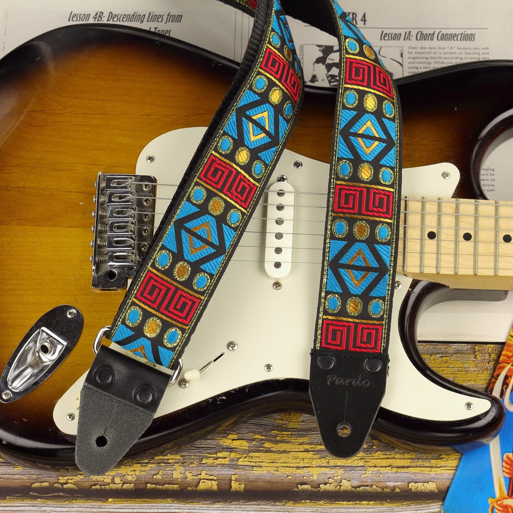 aztec guitar strap - Pardo Guitar Straps