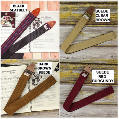 Backing options available  - seatbelt and suede