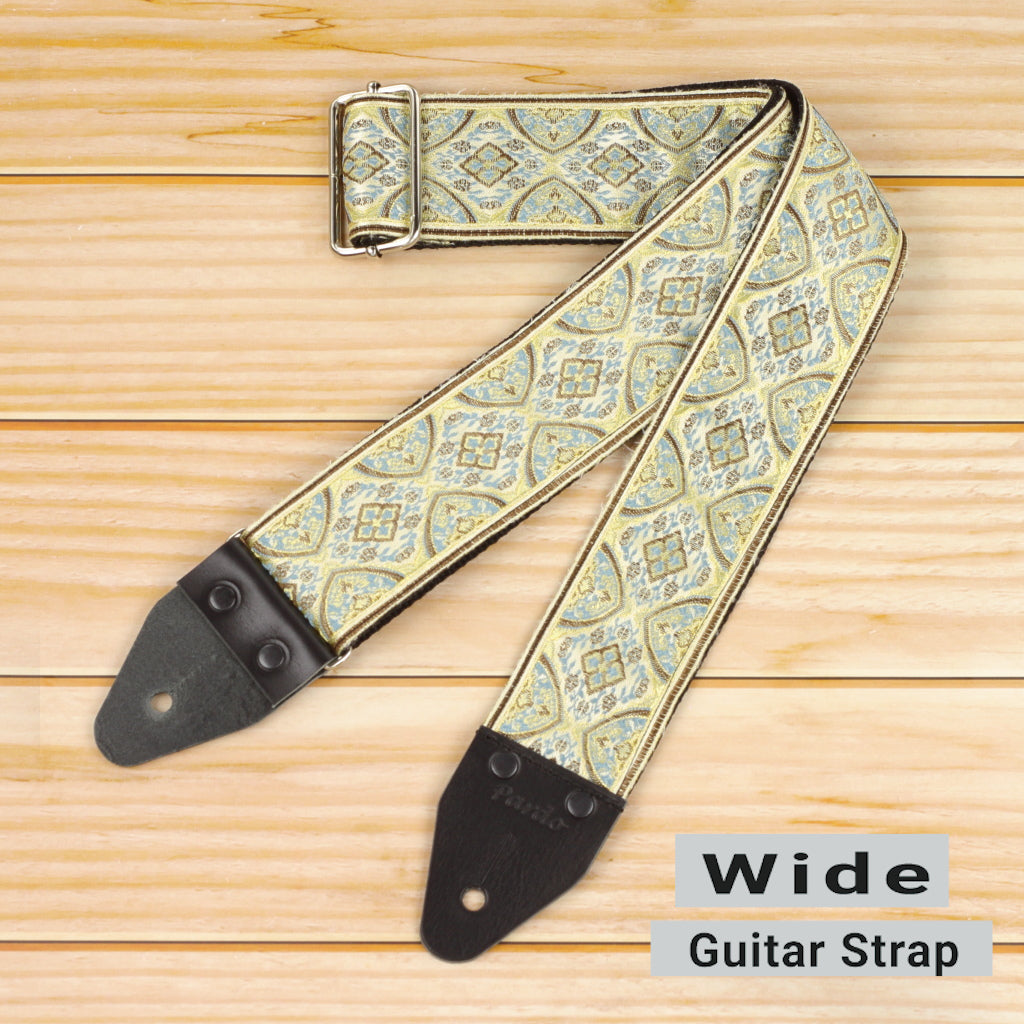 comfortable wide Pardo guitar strap model Zeleste