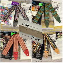 embroidery guitar straps extra long