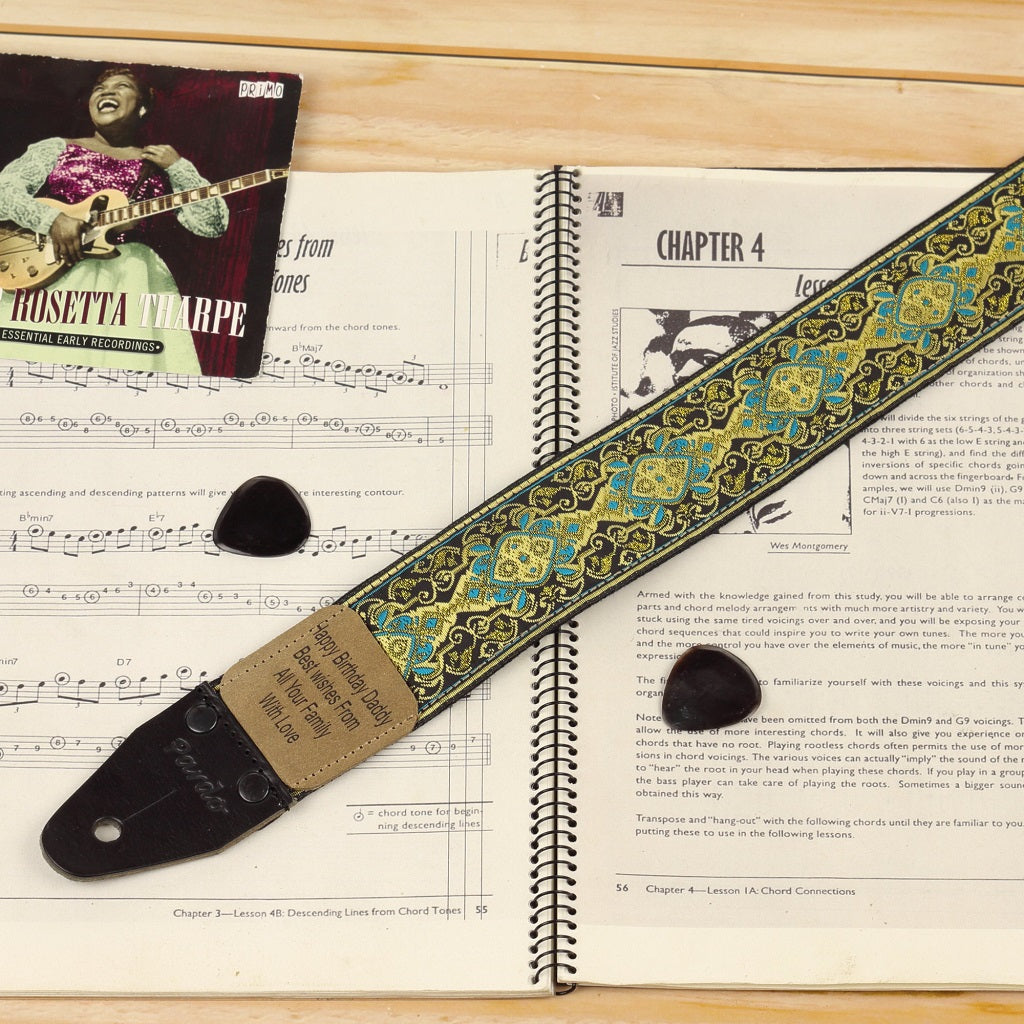 engrave your guitar strap
