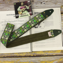 Gren Woodstock guitar strap with Non Slip  Backing suede