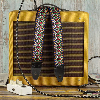 Pardo guitar strap tribal pattern