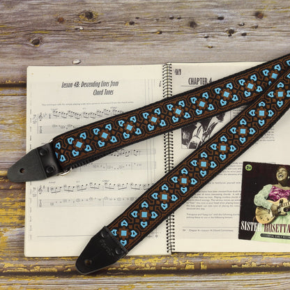 guitar strap model montblau - Pardo Straps