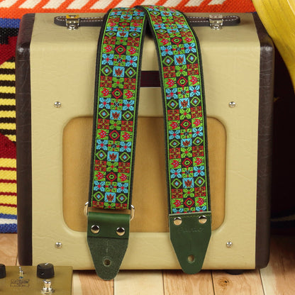 Guitar strap model Nash with retro pattern