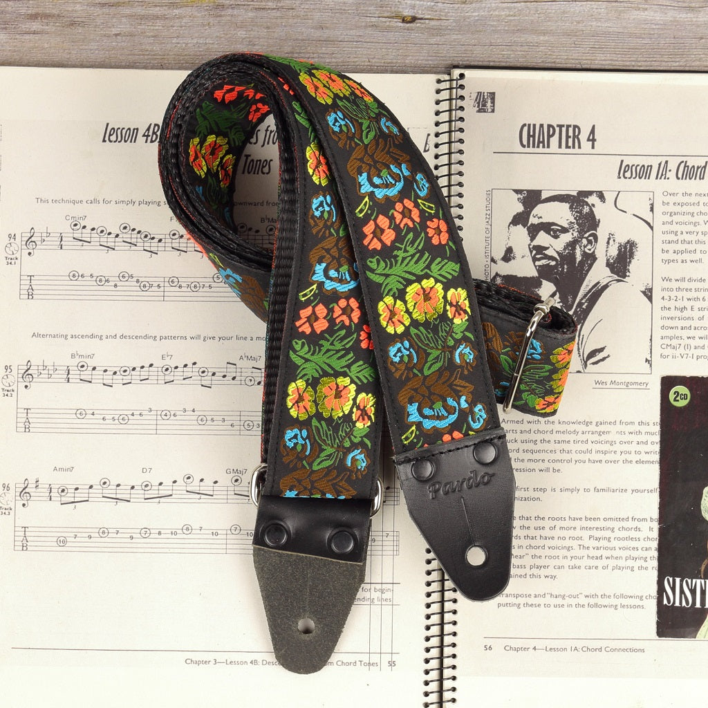 Hippie Field guitar strap - Pardo Guitar Straps