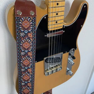 Pardo Guitar Strap model Btown Pheasant, Hippie guitar strap