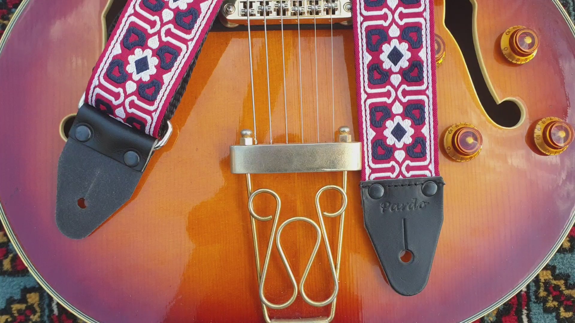 Guitar strap model Montseny - Pardo Guitar Straps