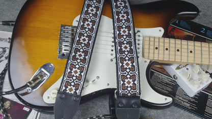 Embroidered Guitar Strap Montblanc