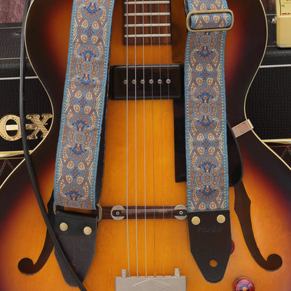 Psychedelic guitar strap Blusie Lake