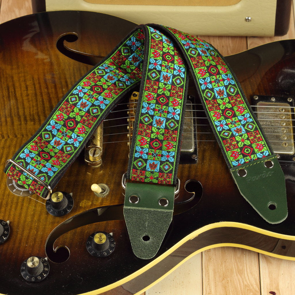 Psychedelic guitar strap model Nash