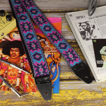 Hippie mayan strap for guitar and bass - Pardo Guitar Straps