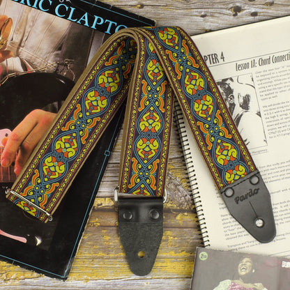 Traditional celtic guitar strap model Glendale Pardo Straps
