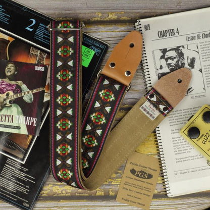 vintage style guitar strap model apache - Pardo Guitar Straps